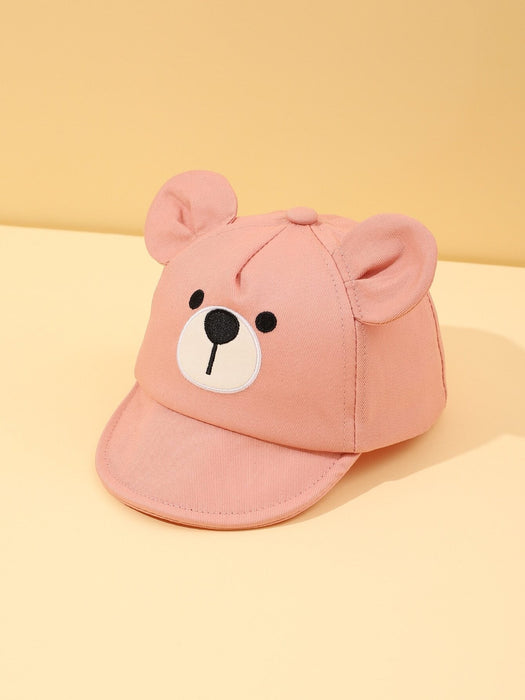 Shein Gorro para el sol unisex para bebé, con bordado de oso y bonito diseño de orejas - Quierox - Tienda Online