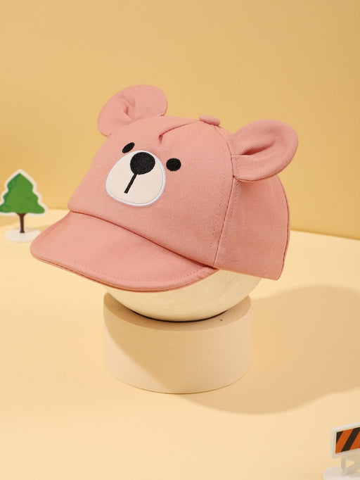 Shein Gorro para el sol unisex para bebé, con bordado de oso y bonito diseño de orejas - Quierox - Tienda Online