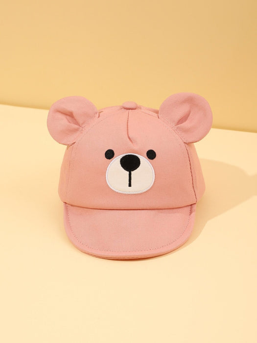 Shein Gorro para el sol unisex para bebé, con bordado de oso y bonito diseño de orejas - Quierox - Tienda Online