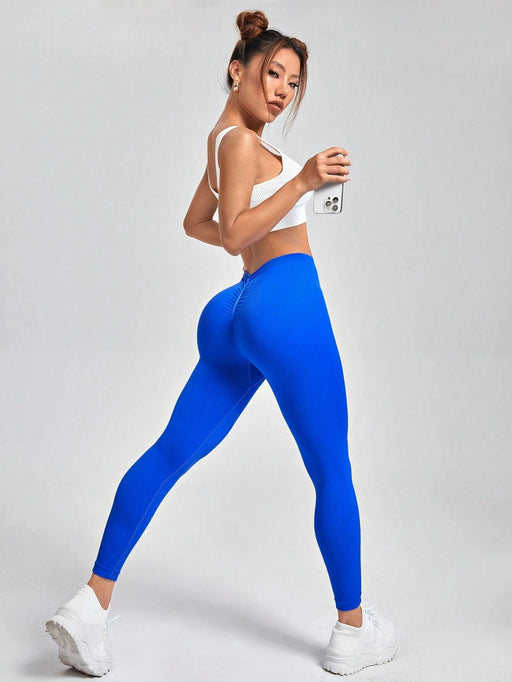 SHEIN Leggings deportivos puros de mujer Yoga Basic - Quierox - Tienda Online