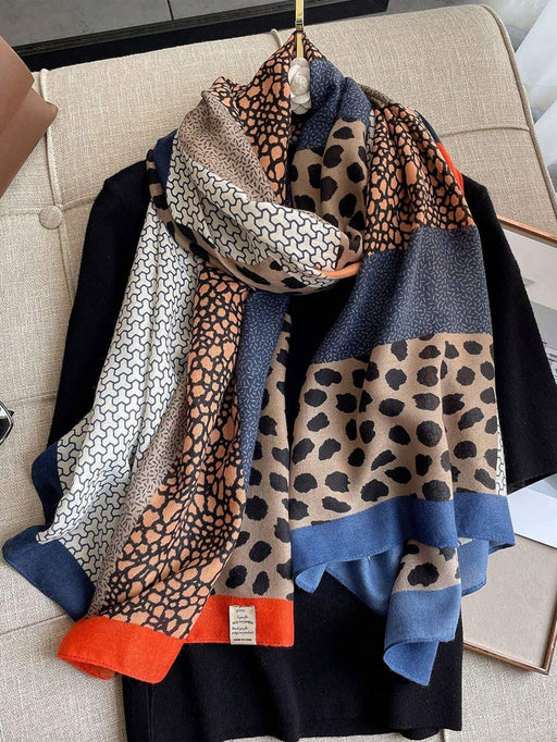 Shein Pañuelo para la cabeza con estampado de leopardo para mujer, hijab de una pieza - Quierox - Tienda Online