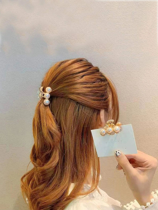 Shein Pinza para el pelo con decoración de perlas para uso diario para niñas - Quierox - Tienda Online