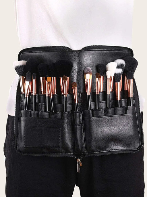 Shein Riñonera de gran capacidad para brochas de maquillaje, 1 unidad, con 24 - 35 ranuras - Quierox - Tienda Online