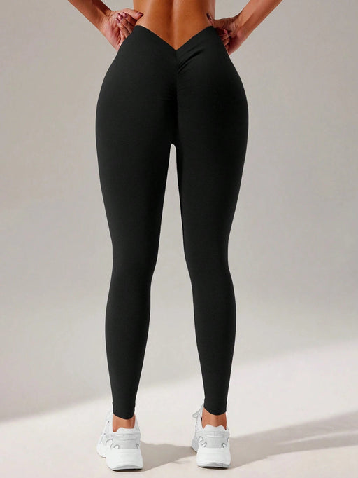 SHEIN Sport Seamluxe Leggings Deportivos Sin Costuras Para Mujer - Quierox - Tienda Online