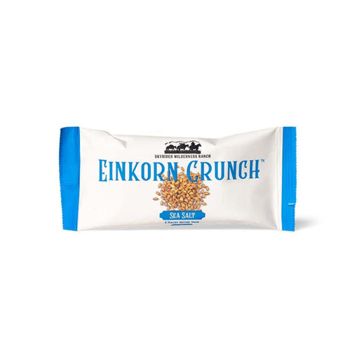 Skyrider Wilderness Ranch - Einkorn Crunch - Snack saludable (Sal marina, paquete de 12) - Quierox - Tienda Online