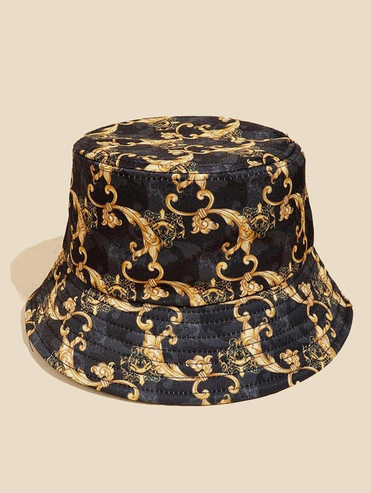 Sombrero de cubo barroco dorado para hombre y mujer, gorra de lujo - Quierox - Tienda Online