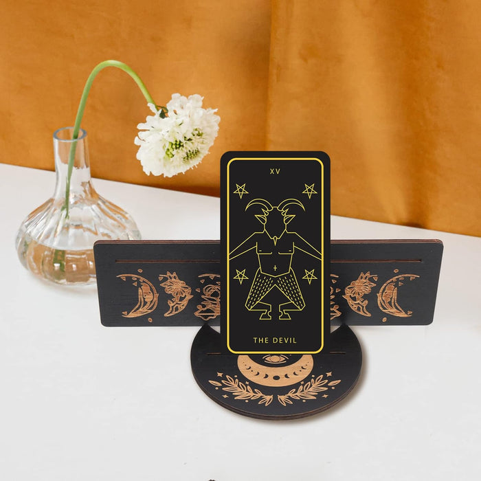 Soporte de cartas de Tarot de madera portátil - Quierox - Tienda Online