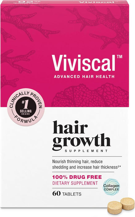 Suplementos para el crecimiento del cabello Viviscal para mujeres, suministro para 30 días, 60 unidades - Quierox - Tienda Online