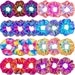 Tatuo 24 piezas Scrunchies Arcoiris para el cabello Bandas elásticas para el cabello - Quierox - Tienda Online