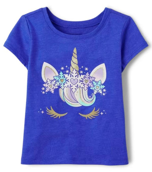 The Children's Place Camiseta Con Estampado De Unicornio De Invierno Para Bebés Y Niñas - Quierox - Tienda Online