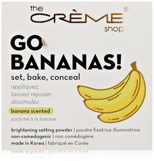 The Crème Shop | GO BANANAS! Polvo fijador facial de plátano - Quierox - Tienda Online