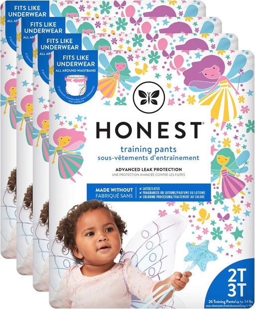 The Honest Company Pantalones de entrenamiento para niños pequeños, hadas 2T/3T - Quierox - Tienda Online