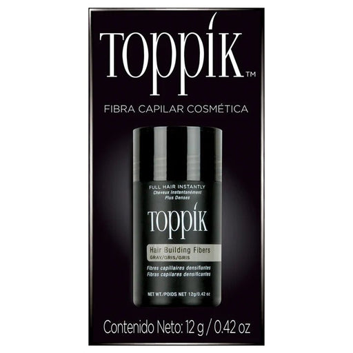 Toppik Fibras Capilares Rellena el cabello fino o escaso, color gris - Quierox - Tienda Online