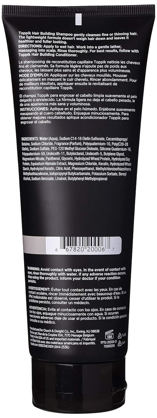 Toppik Hair Building Shampoo - Quierox - Tienda Online