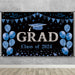 Trgowaul Decoración azul para fiesta de graduación 2024 - Quierox - Tienda Online