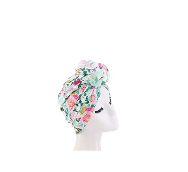 Turbante anudado con estampado Floral africano para Mujer, gorro de quimio - Quierox - Tienda Online