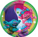 Unique Trolls Rainbow - Platos redondos de papel para postre, 7 pulgadas - Quierox - Tienda Online