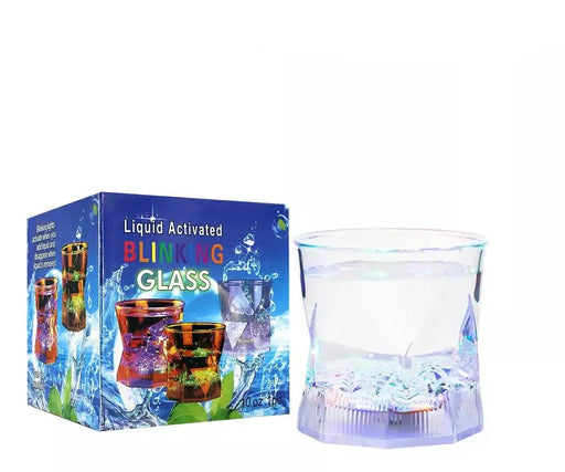 Vaso Redondo Transparente De Plastico Con Luz De Colores, 10oz - Quierox - Tienda Online