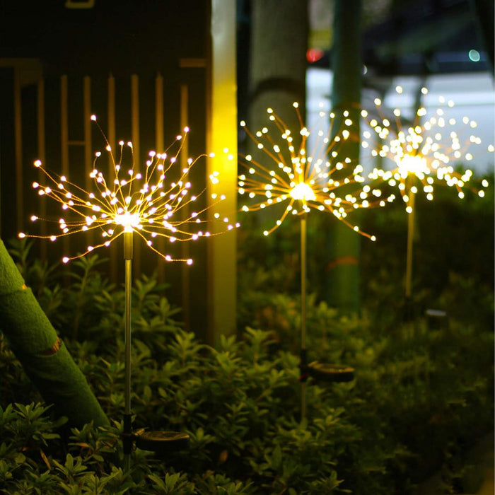 Yardwe 2 piezas de luz solar lámpara de alambre de cobre plástico al aire libre - Quierox - Tienda Online