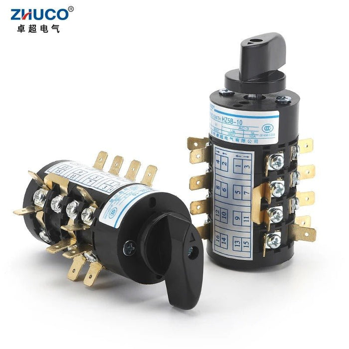 ZHUCO HZ5B interruptor de combinación de transferencia de leva giratoria de contacto - Quierox - Tienda Online