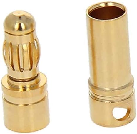 20 pares chapados en oro 3.0MM Banana Plug Bullet macho hembra - Quierox - Tienda Online