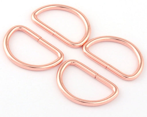 20 piezas de Hebillas ajustables deslizantes de oro rosa de 25mm - Quierox - Tienda Online