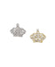 2pcs Rhinestone Crown Design Broches. - Quierox - Tienda Online