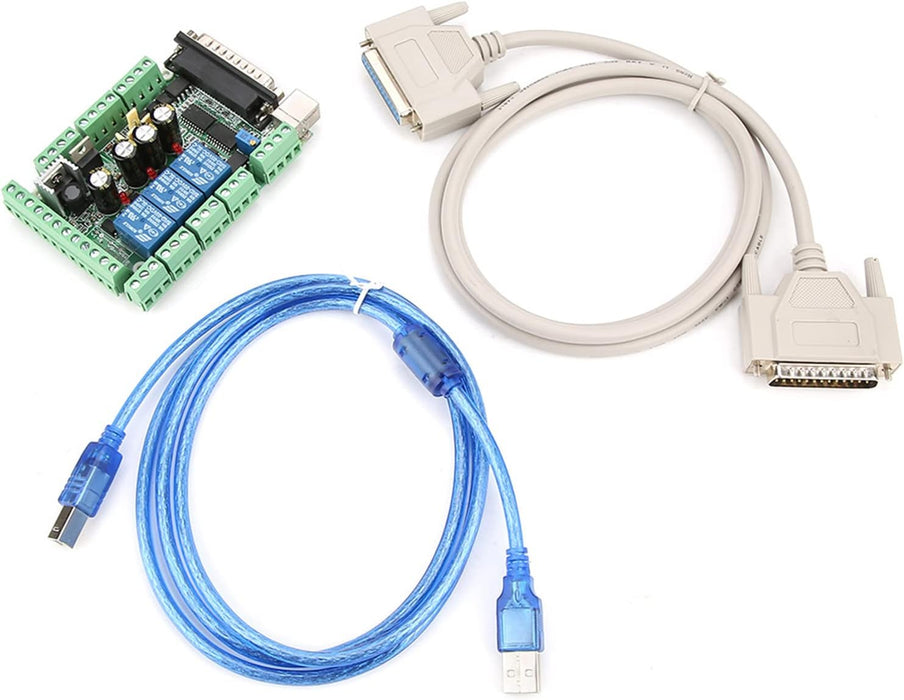 Adaptador de placa de ruptura de interfaz USB CNC MACH3 de 6 ejes para controlador de motor - Quierox - Tienda Online