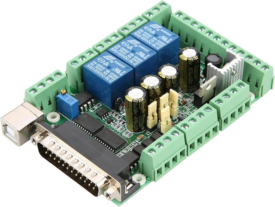 Adaptador de placa de ruptura de interfaz USB CNC MACH3 de 6 ejes para controlador de motor - Quierox - Tienda Online