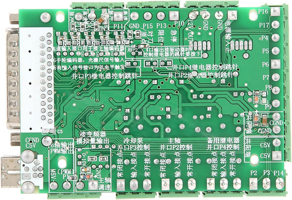 Adaptador de placa de ruptura de interfaz USB CNC MACH3 de 6 ejes para controlador de motor - Quierox - Tienda Online