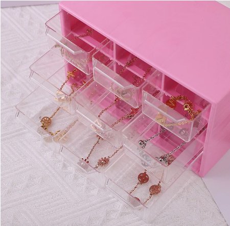 AliExpress Caja de almacenamiento Kawaii Ins, cajón de plástico a prueba de po - Quierox - Tienda Online