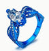 Anillo Azul De Acero Inoxidable - Quierox - Tienda Online