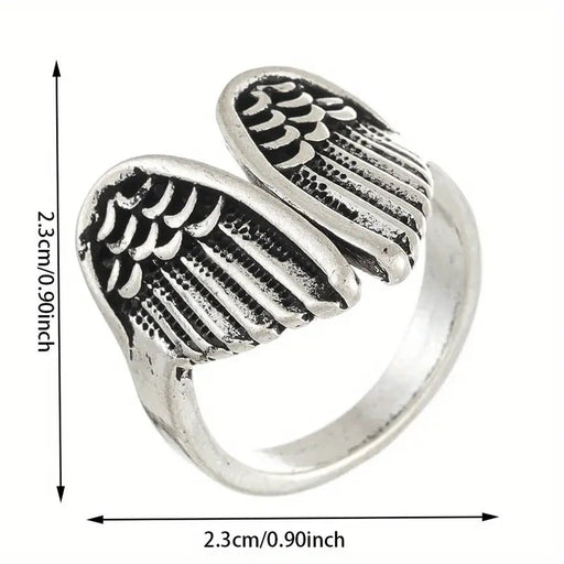 Anillo De Alas De Ángel De 1 Pieza - Quierox - Tienda Online