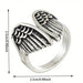 Anillo De Alas De Ángel De 1 Pieza - Quierox - Tienda Online