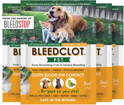 BleedClot - Polvo de coagulación de sangre para mascotas de primeros auxilios - Quierox - Tienda Online