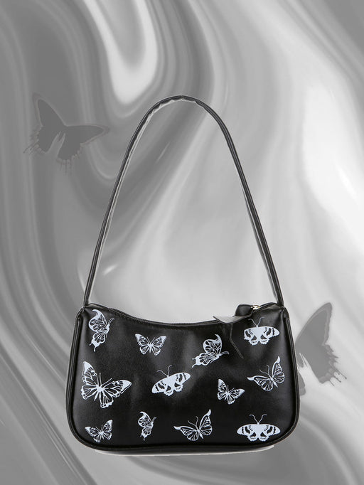 Bolso baguette con estampado de mariposa - Quierox - Tienda Online