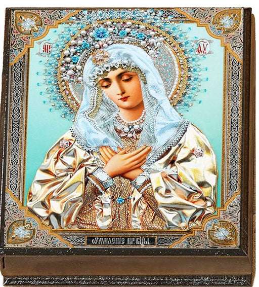 Caja de Rosario Virgen María - Quierox - Tienda Online