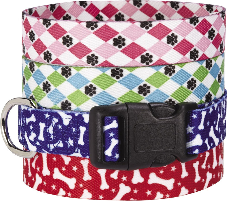 Casual Canine Collar de perro de nailon con patrones de Pooch - Quierox - Tienda Online