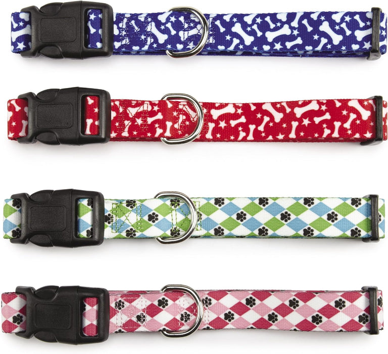 Casual Canine Collar de perro de nailon con patrones de Pooch - Quierox - Tienda Online