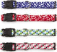 Casual Canine Collar de perro de nailon con patrones de Pooch - Quierox - Tienda Online