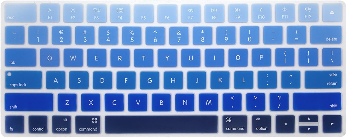 Cubierta de teclado mágico con gradiente de arcoíris, película protectora de piel de silicona - Quierox - Tienda Online