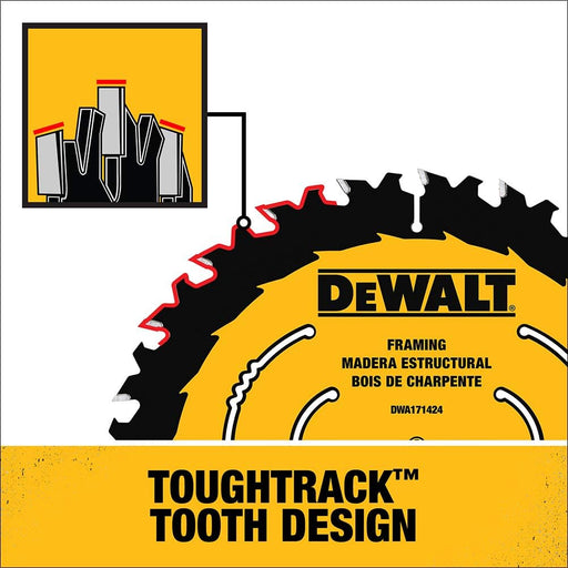 DEWALT - Hoja de sierra circular, 7 1/4 pulgadas, 24 dientes, para cortar madera - Quierox - Tienda Online