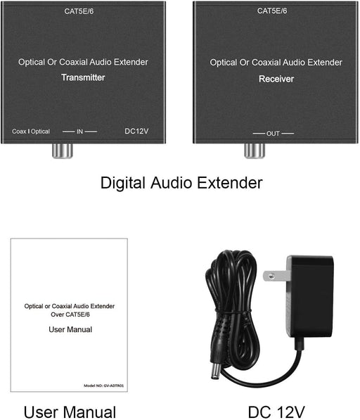 Digital Audio Extender Digital Optical - Quierox - Tienda Online