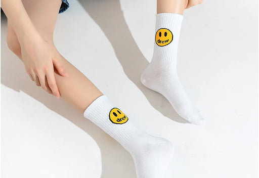 Drew House Calcetines para adultos con cara sonriente de Drew Bieber - Quierox - Tienda Online