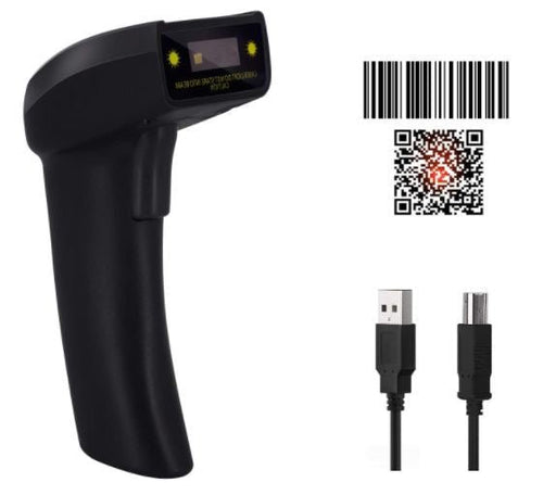 EscÃ¡ner de cÃ³digos de barras con cable 2D, cÃ³digo de sÃ­mbolo QR PDF417, lect - Quierox - Tienda Online