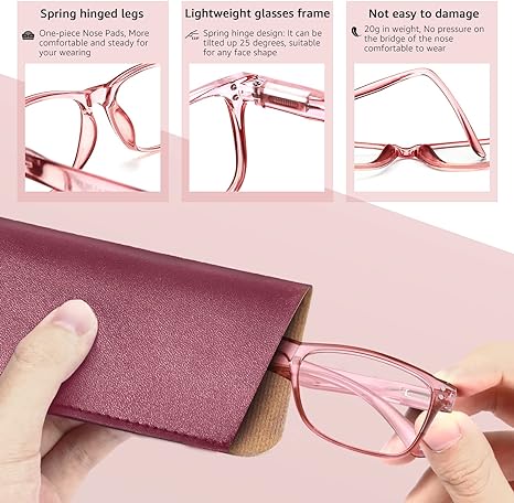 Fetrrc Gafas de lectura con bloqueo de luz azul para mujeres - Quierox - Tienda Online