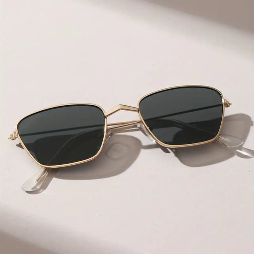 Gafas de sol de marco cuadrado de metal para mujeres - Quierox - Tienda Online