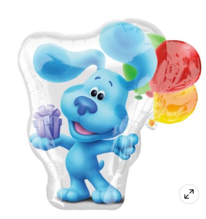 Globo de aluminio Blues Clues & You, 24in x 25in - Quierox - Tienda Online