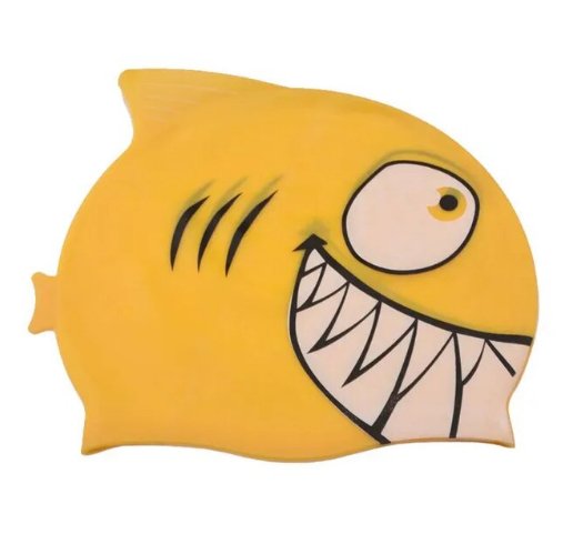 Gorro de natación con dibujos de tiburón para niños - Quierox - Tienda Online