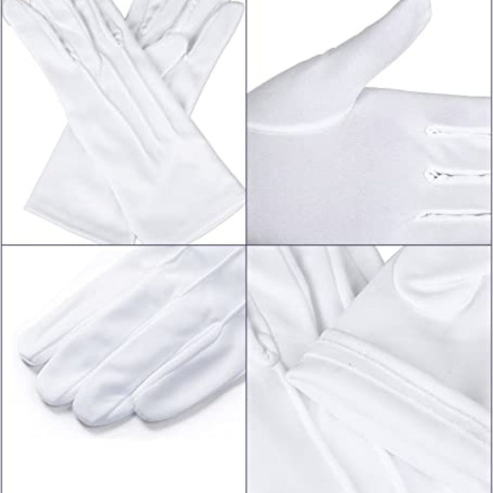 Guantes Blancos Formal Algodón - Quierox - Tienda Online